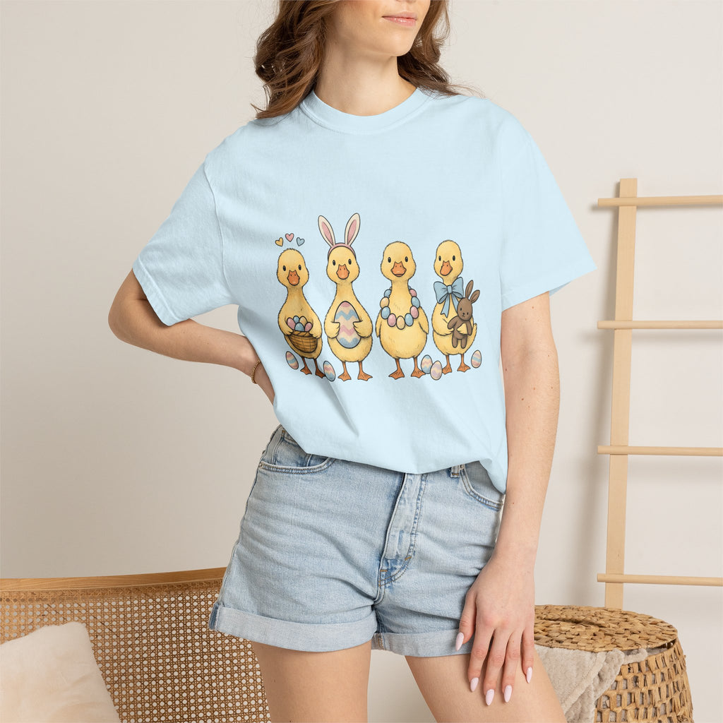 Baby Chicks Shirt Easter Wildlife Gift Women Kawaii Tee Chicks T-Shirt Easter Fan Chick Tshirt Animal Graphic Sketch Easter Eggs Tshirt