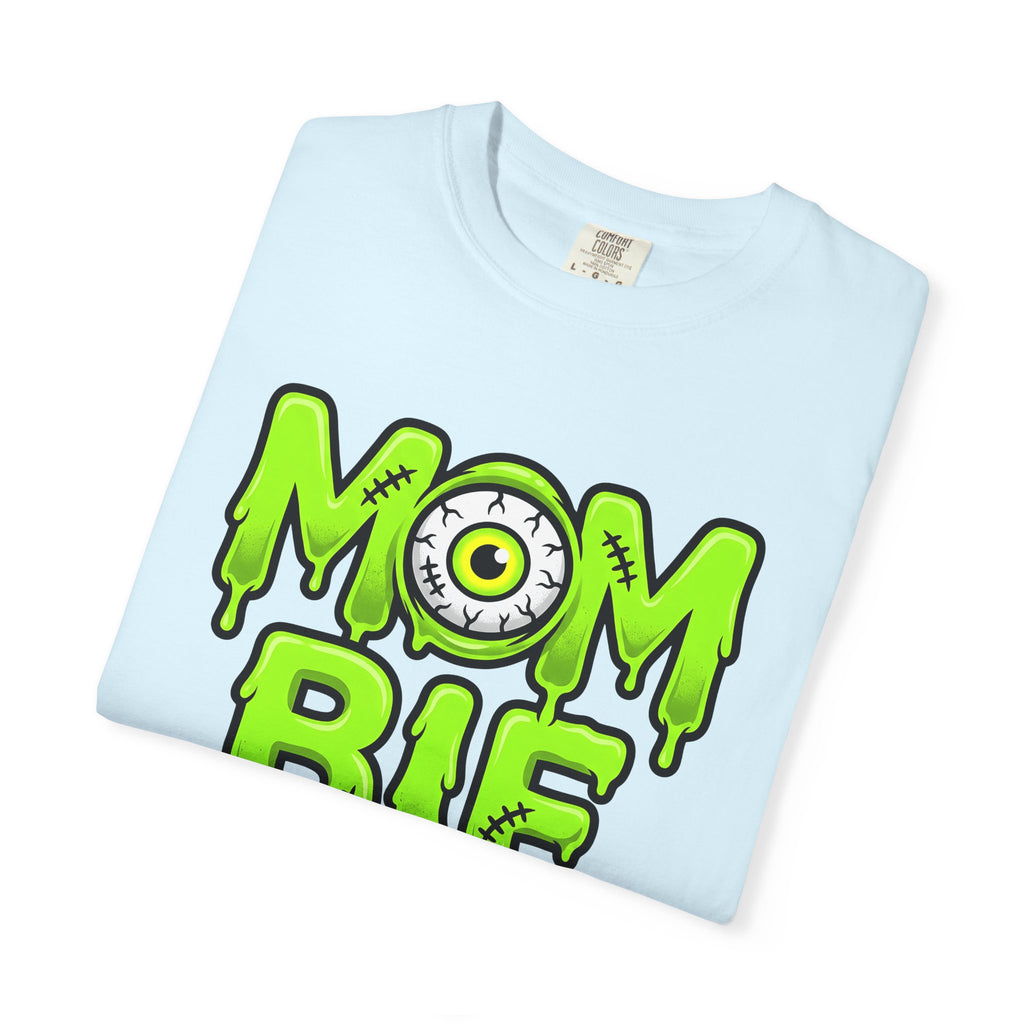 Undead Illustration Shirt Moms Fall Gift Women Comic Tee Zombie T-Shirt Mom Fan Cartoon Tshirt Autumn Graphic Thick Lines Eye Tshirt