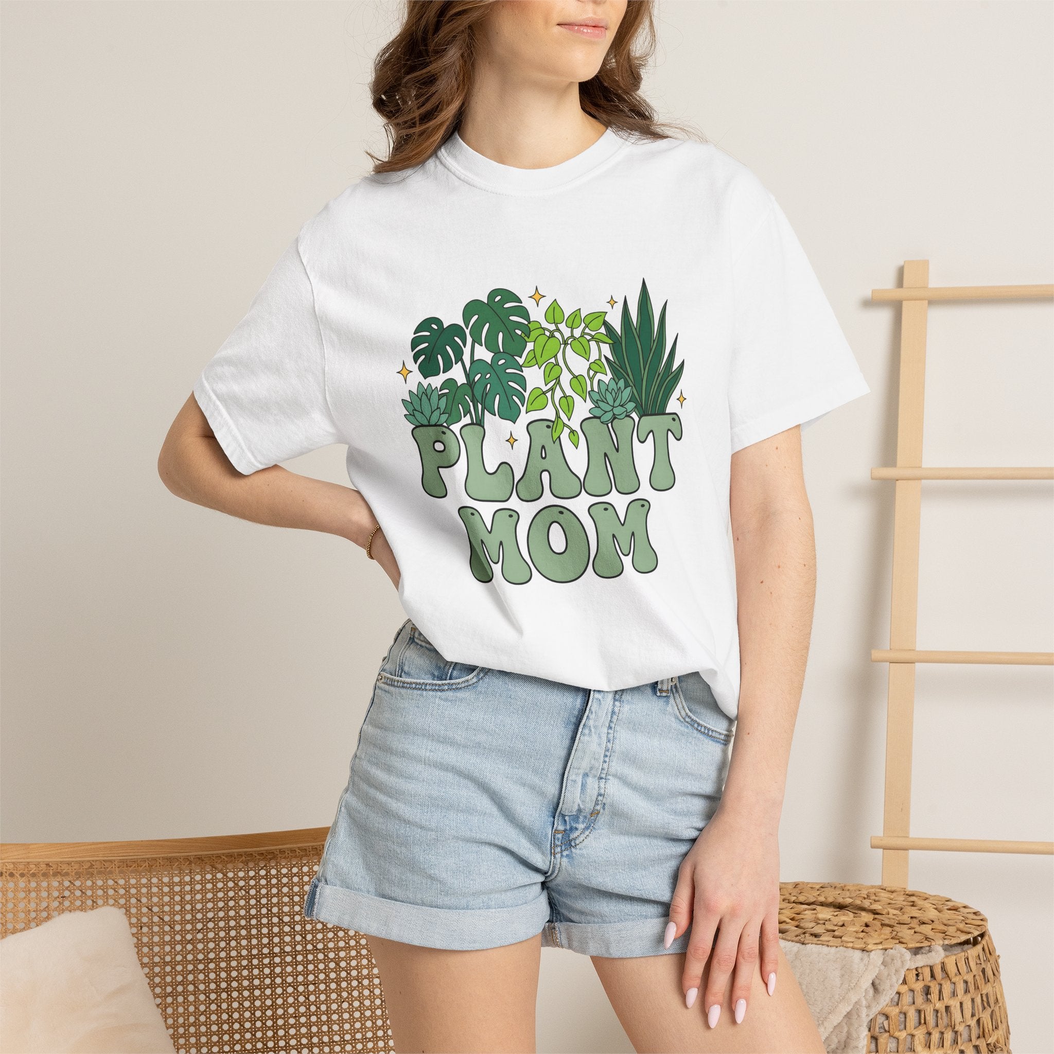 Potted Plants Shirt Plant Mom Horticulture Gift Women Pop Art Tee Houseplants T-Shirt Gardener Enthusiast Pop Artistic Tshirt Gardening