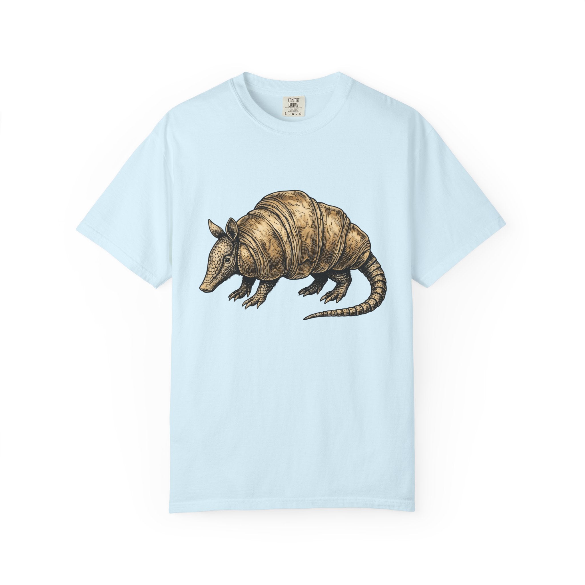Armadillo Treat Shirt Desserts Wildlife Gift Women Retro Tee Armadillo T-Shirt Dessert Fan Vintage Tshirt Animal Graphic Sketch Sweets
