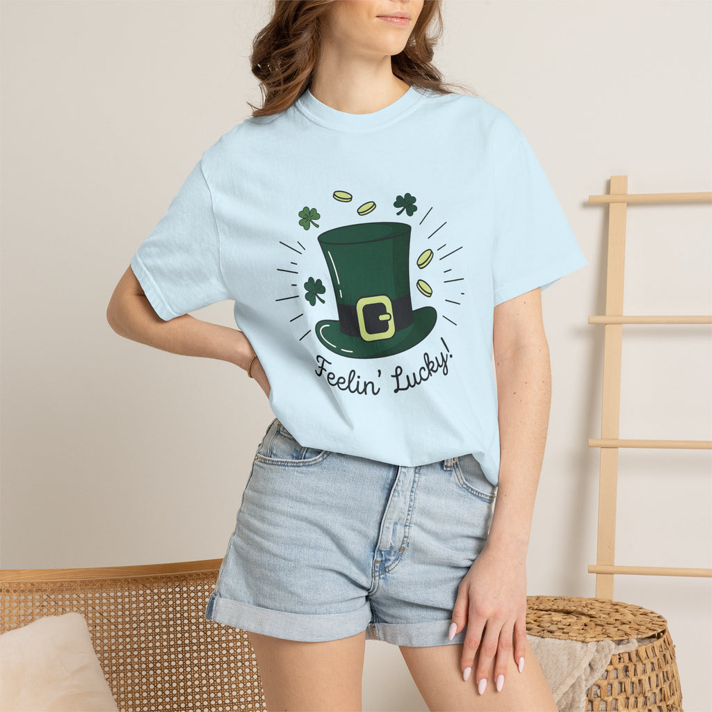 Leprechaun Hat Shirt St Patrick's Day Festival Gift Women Hand Drawn Tee Top Hat T-Shirt Saint Patrick Fan Tophat Tshirt Festival Graphic