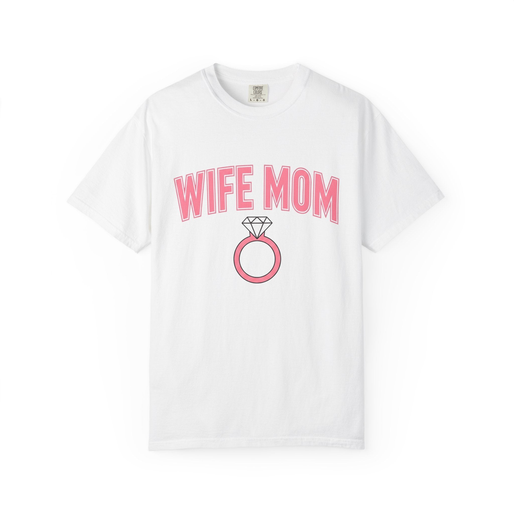 Diamond Ring Shirt Moms Family Gift Women Bold Tee Engagement Ring T-Shirt Mother Fan Bridal Tshirt Family Graphic Minimalist Jewelry Tshirt