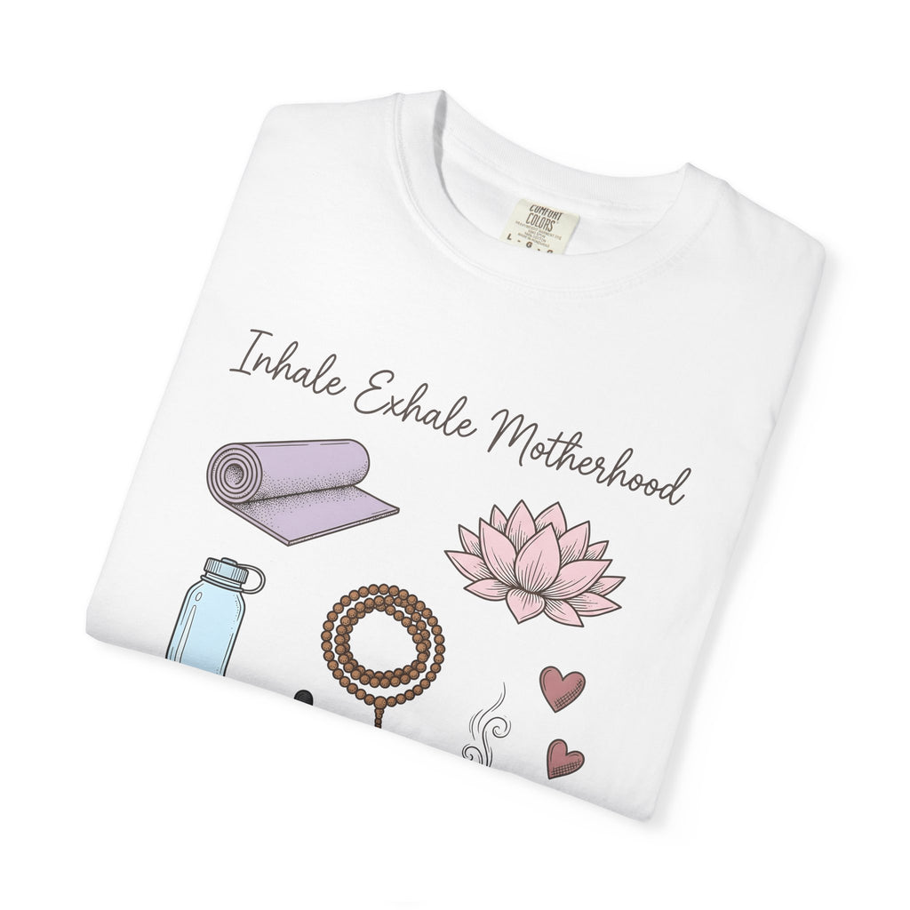 Yoga Props Shirt Moms Selfcare Gift Women Tribal Tee Yoga Accessories T-Shirt Mom Enthusiast Ethnic Tshirt Wellness Graphic Line Art Sacred