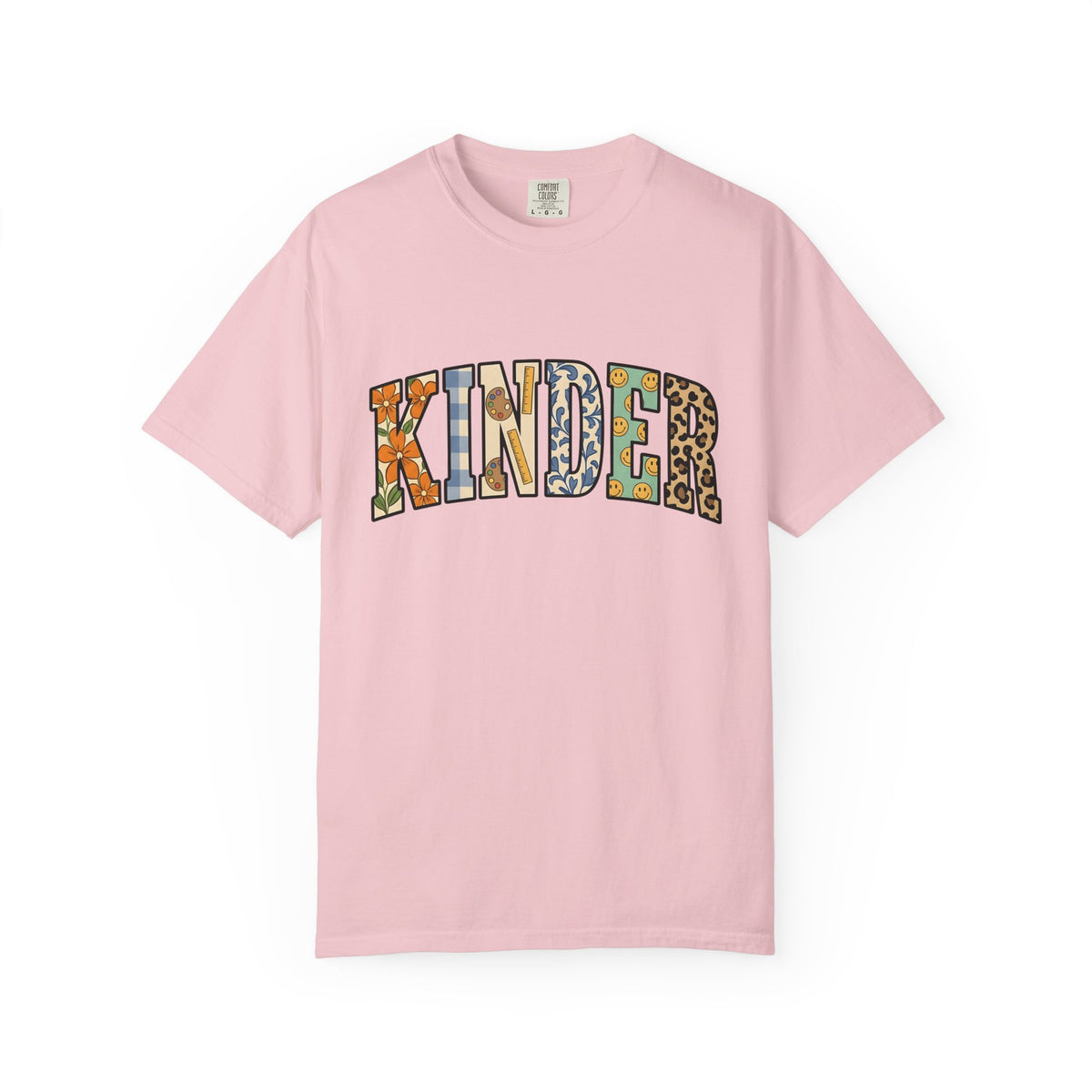 Kindergarten Graphic Shirt Teacher School Gift Women Playful Tee Preschool T-Shirt Educator Enthusiast Fun Tshirt Education Graphic Retro