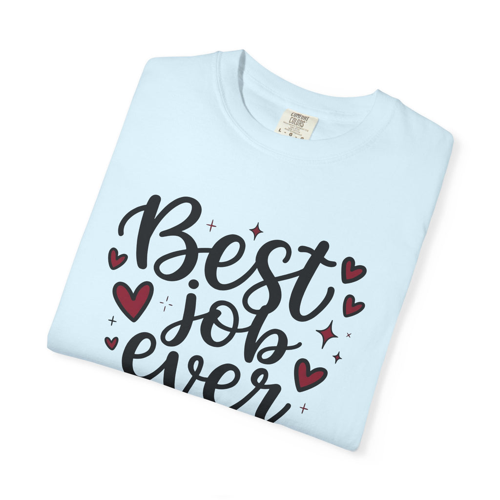 Heart Graphic Shirt Mom Family Gift Women Hand Lettered Tee Heart T-Shirt Mother Enthusiast Typography Tshirt Clan Graphic Minimalist Stars