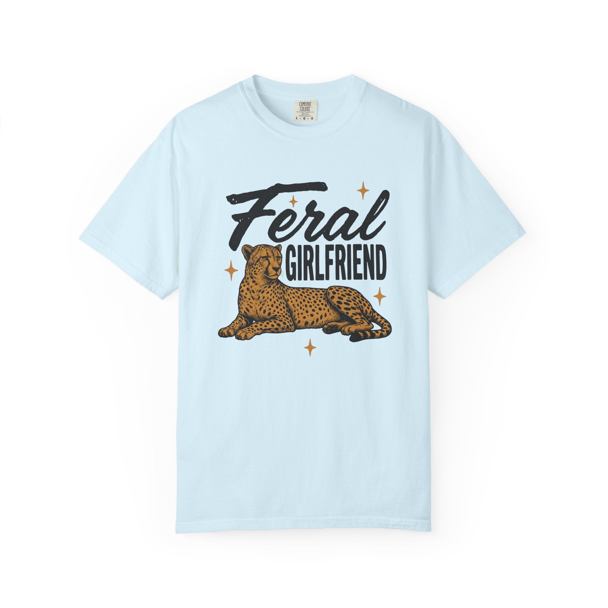Cheetah Design Shirt Animal Girls Gift Women Antique Tee Cheetah T-Shirt Wildlife Fan Vintage Tshirt Lady Graphic Old School Star Shapes
