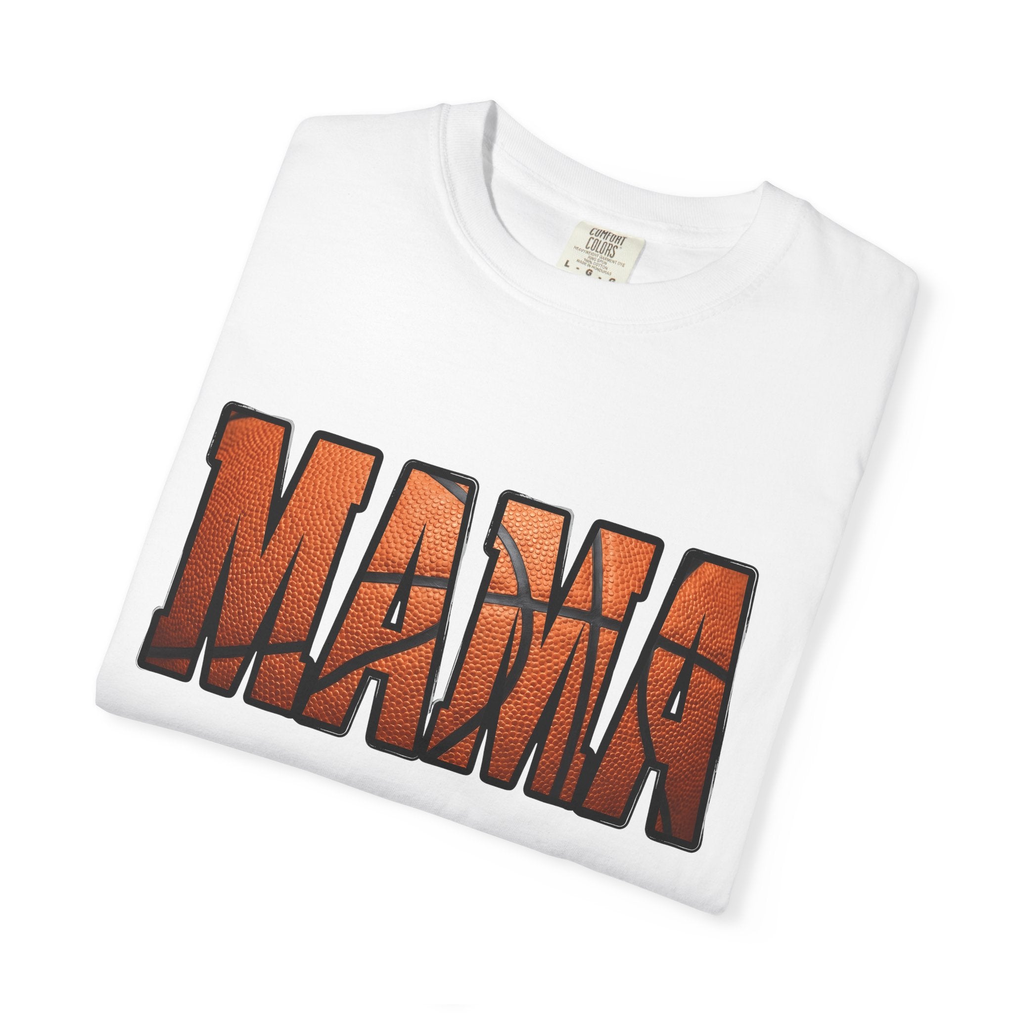 Basketball Texture Letters Shirt Moms Basketball Gift Women Bold Tee Basketball T-Shirt Mom Fan Typography Tshirt Basketball Graphic Vintage