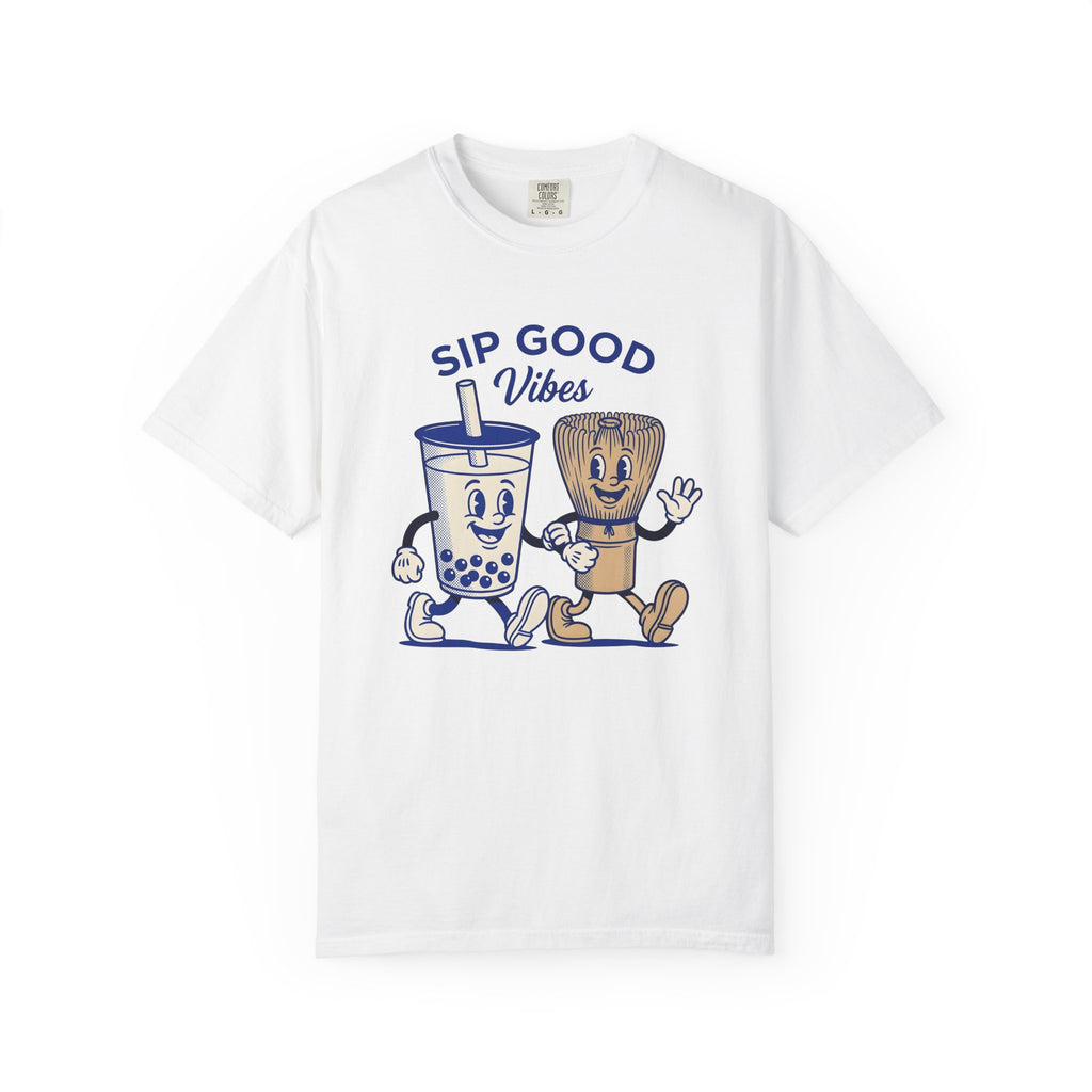 Bubble Tea Graphic Shirt Coffee Kawaii Gift Women Cartoon Tee Boba Tea T-Shirt Coffee Fan Comic Tshirt Cute Illustration Kawaii Design Retro