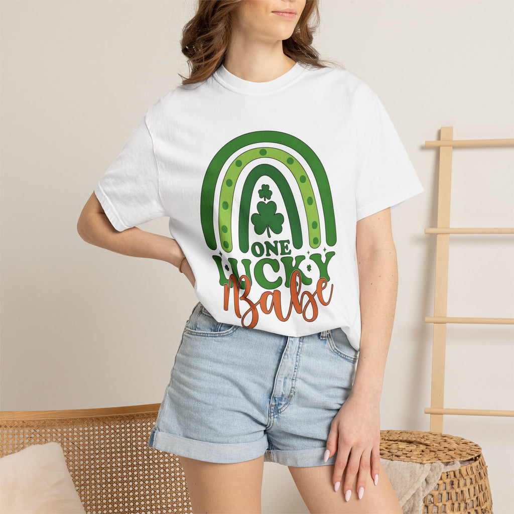 Shamrock Rainbow Shirt St Patrick's Day Holiday Gift Women Bold Tee Rainbow T-Shirt St Patricks Fan Vintage Tshirt Celebration Graphic Retro