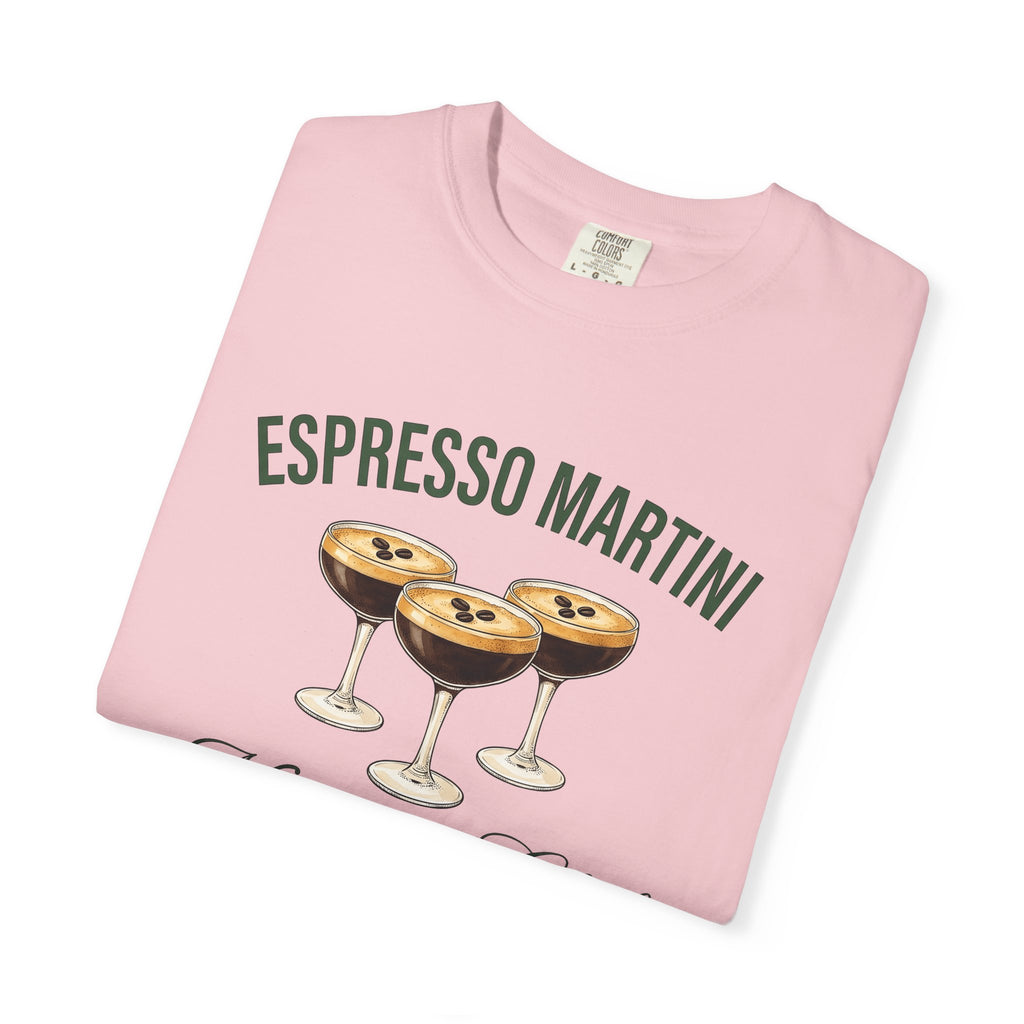 Coffee Martini Shirt Coffee Beverages Gift Women Line Art Tee Espresso T-Shirt Coffee Fan Cappuccino Tshirt Drink Graphic Sketch Roasted
