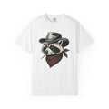 Raccoon Cowboy Shirt Animal Country Gift Women Retro Tee Trash Panda T-Shirt Wildlife Fan Vintage Tshirt Rural Graphic Sketch Scarf Tshirt