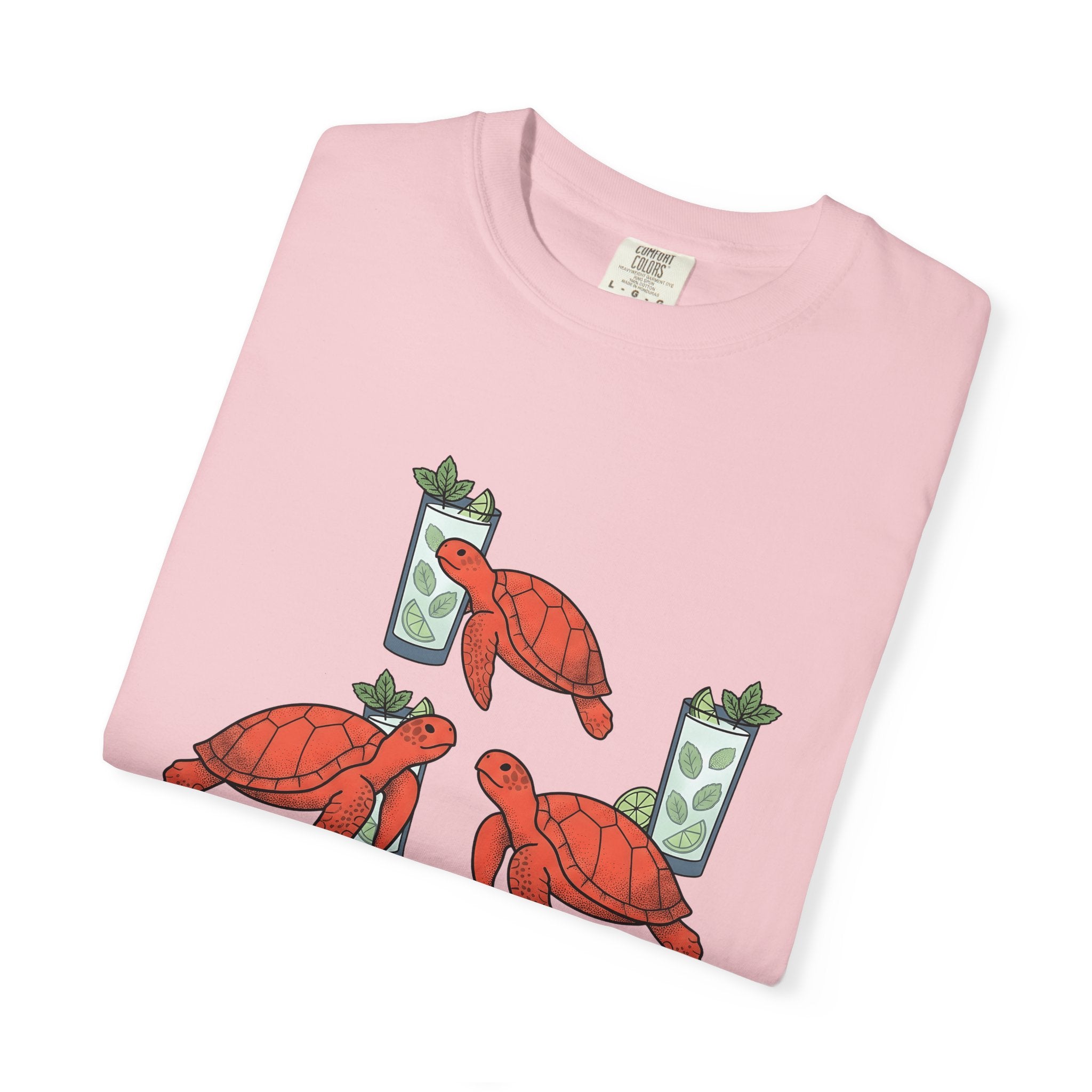 Sea Turtle Shirt Turtle Animal Gift Women Cartoon Tee Turtle T-Shirt Turtle Fan Turtle Graphic Retro Drink Tshirt