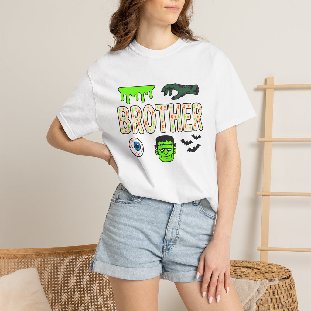 Scary Face Shirt Halloween Group Gift Women Comic Tee Creepy Face T-Shirt Horror Fan Creepy Art Tshirt Team Graphic Illustration Graphic