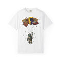 Robot Balloons Shirt Retro Audio Gift Women Hand Drawn Tee Balloon Robots T-Shirt Vintage Fan Illustrated Tshirt Sound Graphic Sketch Gaming