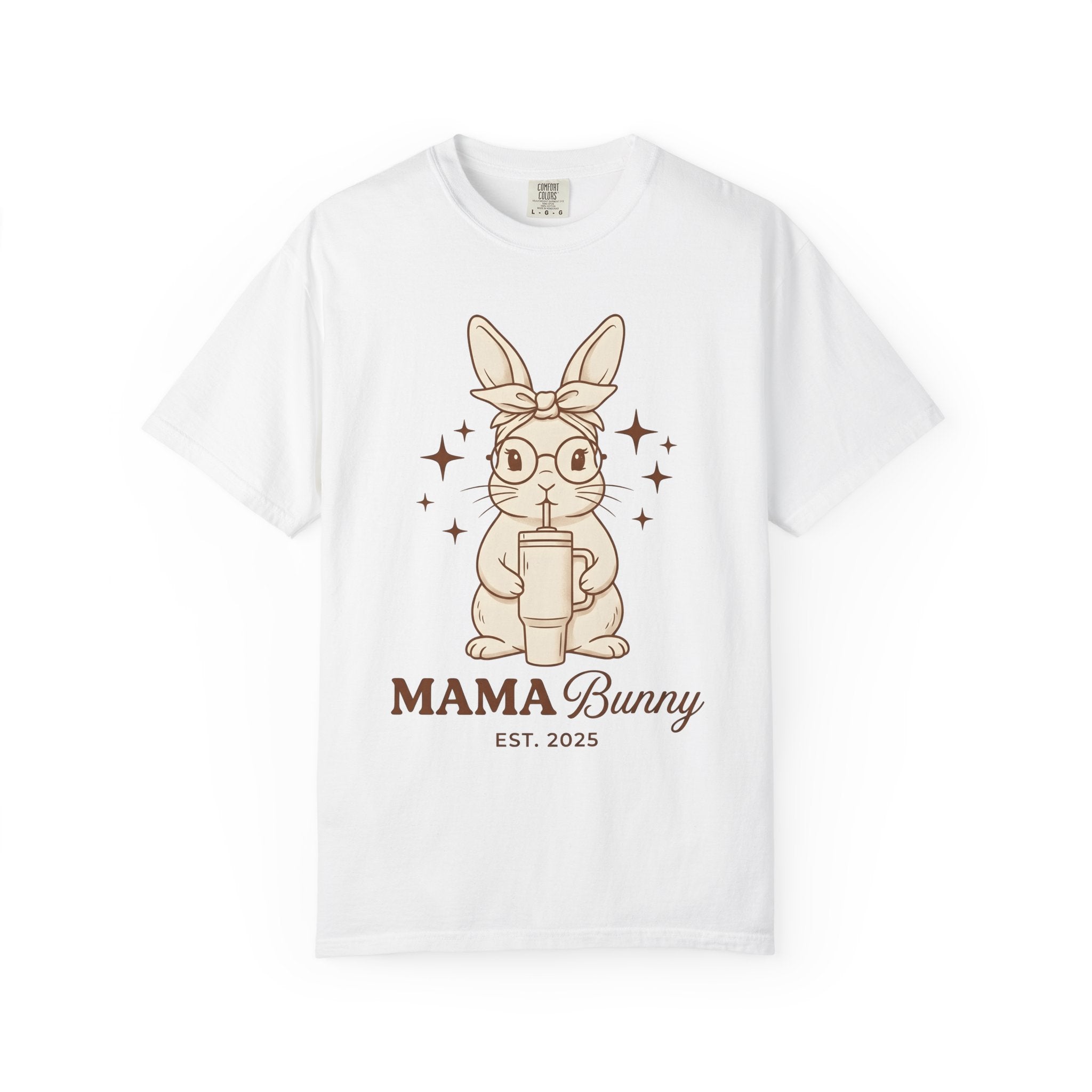 Bunny Spectacles Shirt Cottagecore Motherhood Gift Women Line Art Tee Glasses T-Shirt Homebody Fan Hand Drawn Tshirt Mother Graphic Cartoon