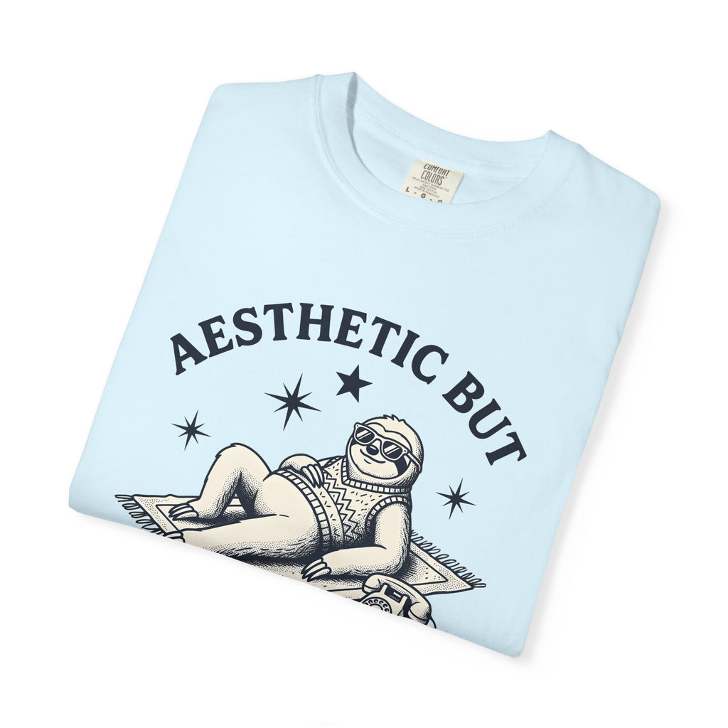 Sloth Graphic Shirt Funny Animal Gift Women Vintage Tee Sloth T-Shirt Humor Fan Distressed Graphic Retro Sunglasses Tshirt