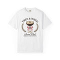 Coffee Cocktail Shirt Coffee Humor Gift Women Vintage Tee Coffee Drink T-Shirt Coffee Fan Retro Tshirt Funny Graphic Hand Drawn Pink Bow