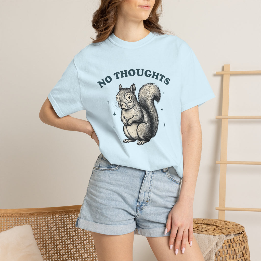 Squirrel Art Shirt Animals Joke Gift Women Classic Tee Squirrel T-Shirt Animal Fan Rodent Tshirt Prank Graphic Doodle Star Symbols Tshirt