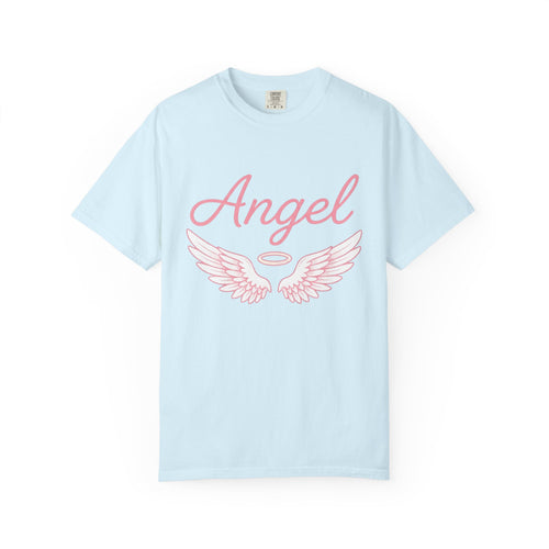 Angel Wings Shirt Angel Holistic Gift Women Playful Tee Feathered Wings T-Shirt Spiritual Fan Whimsical Tshirt Wellness Graphic Neat Halo