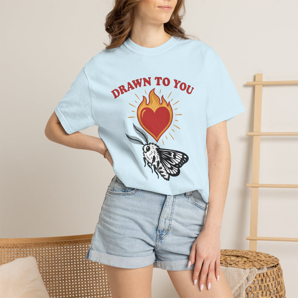 Flutter Heart Shirt Valentine's Day Passion Gift Women Striking Tee Heart T-Shirt Valentine's Fan Bold Tshirt Passion Graphic Old School