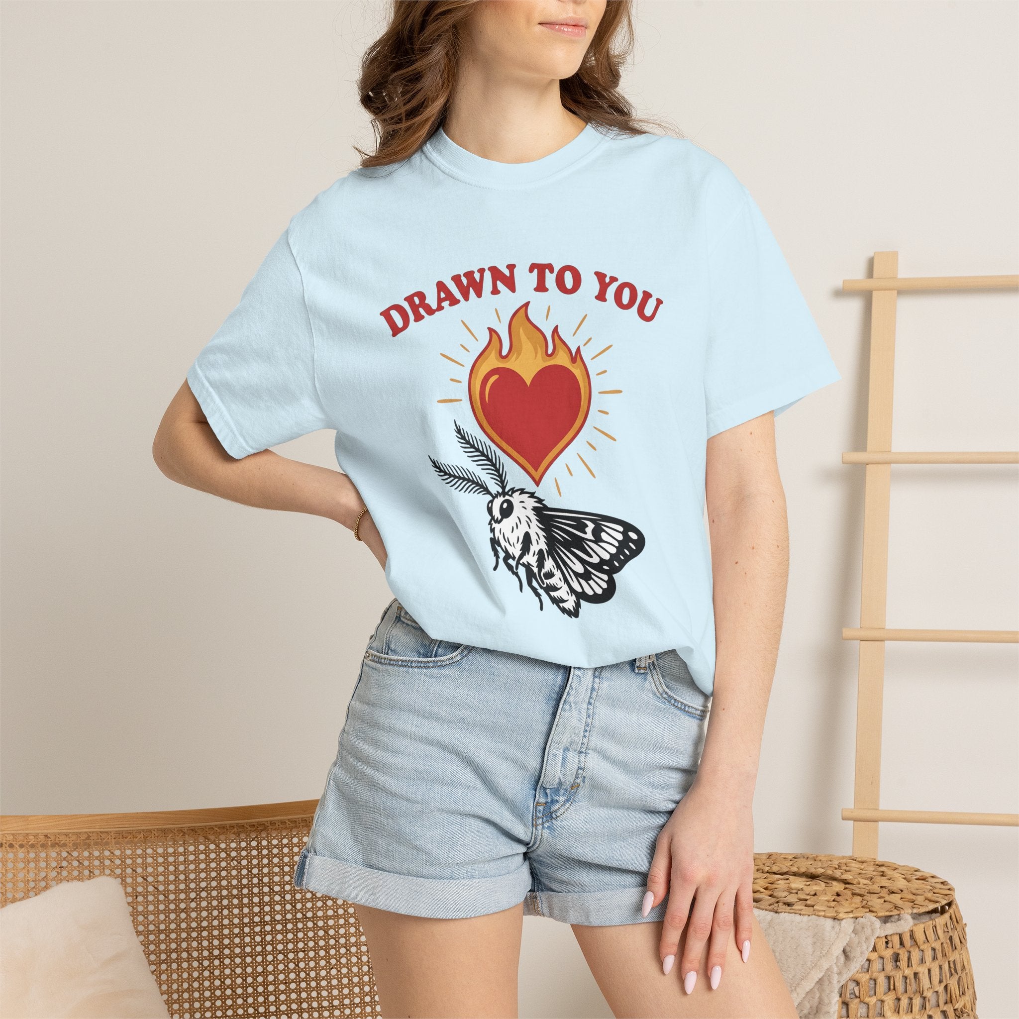 Flutter Heart Shirt Valentine's Day Passion Gift Women Striking Tee Heart T-Shirt Valentine's Fan Bold Tshirt Passion Graphic Old School