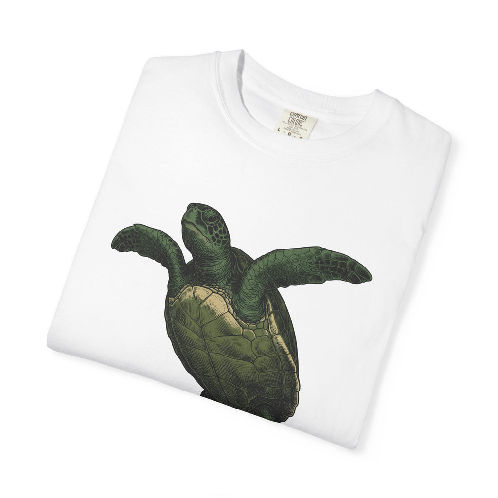 Sea Turtle Shirt Animals Wildlife Gift Women Retro Tee Turtle T-Shirt Animal Fan Creature Tshirt Vintage Tshirt Conservation Graphic Sketch