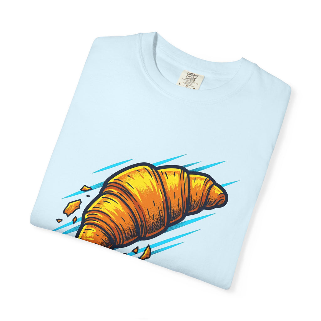 Croissant Shirt Desserts Breakfast Gift Women Bold Tee Croissant T-Shirt Pastry Fan Vintage Tshirt Morning Graphic Retro Pastry Crumbs