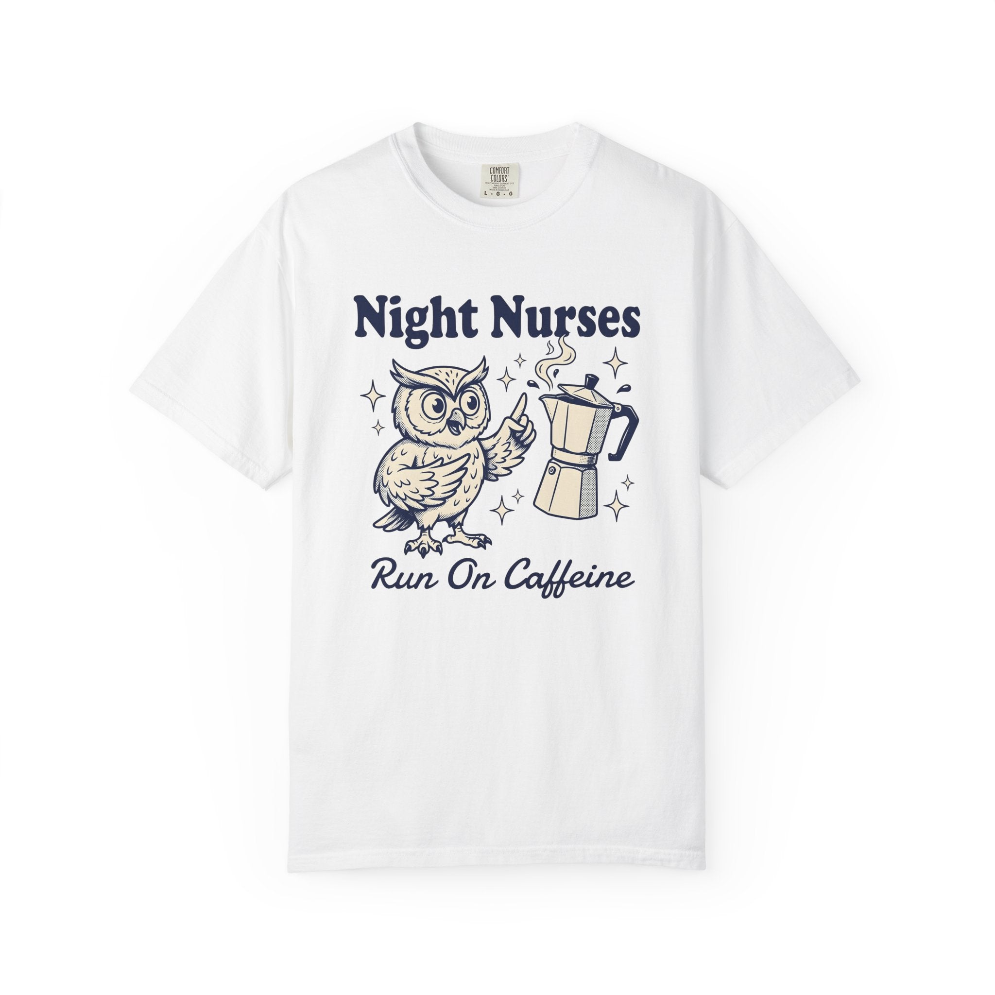 Owl Coffee Brewer Shirt Nurses Caffeine Gift Women Rustic Tee Coffee Maker T-Shirt Nurse Enthusiast Country Tshirt Caffeine Graphic Doodle