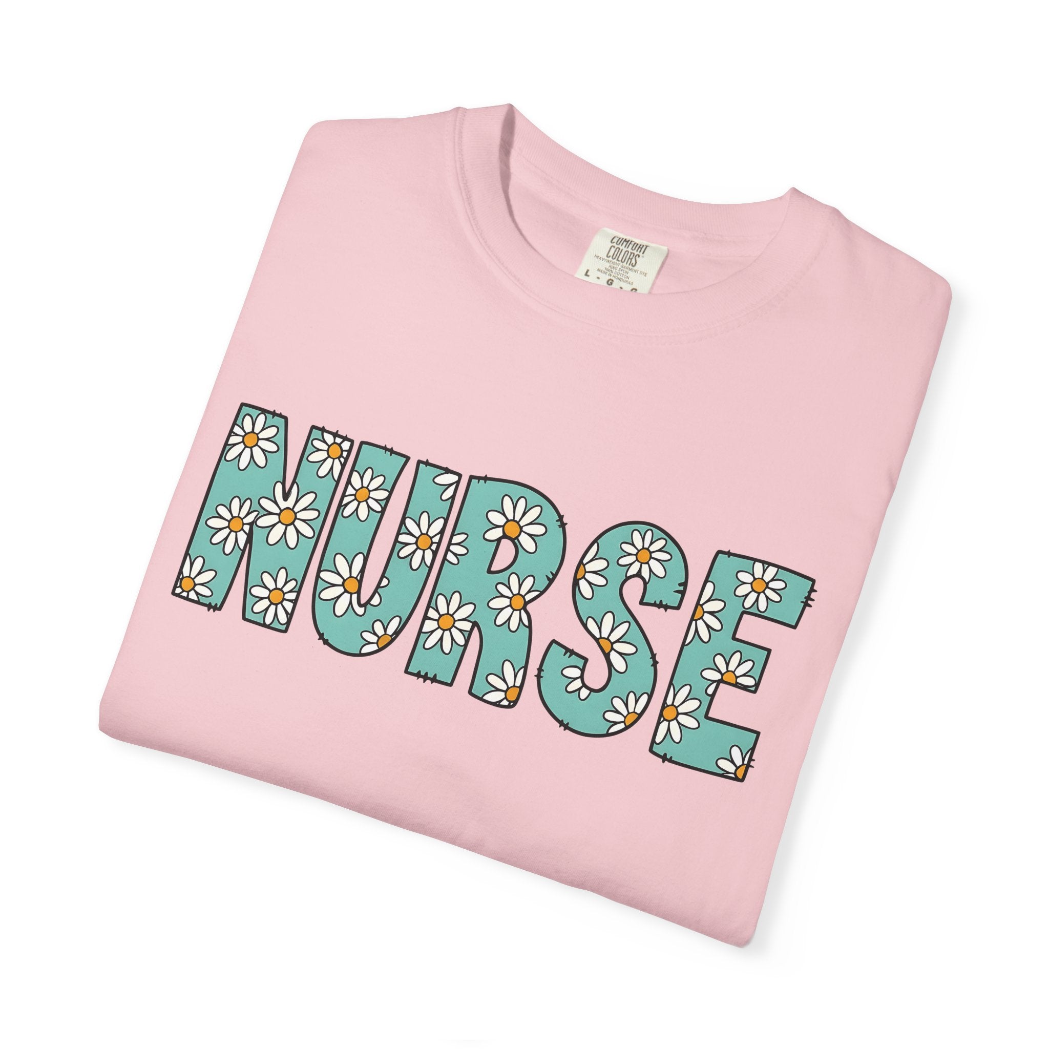 Daisy Quote Shirt Nurse Bouquet Gift Women Adorable Tee Flower T-Shirt Nursing Enthusiast Floral Tshirt Floral Graphic Sketch Bloom Tshirt