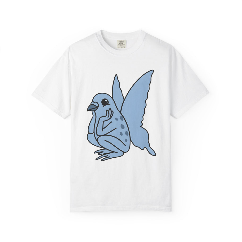 Fairy Bird Shirt Cute Fantasy Gift Women Kawaii Tee Sprite T-Shirt Adorable Fan Cartoon Tshirt Mythical Graphic Minimal Wings Tshirt