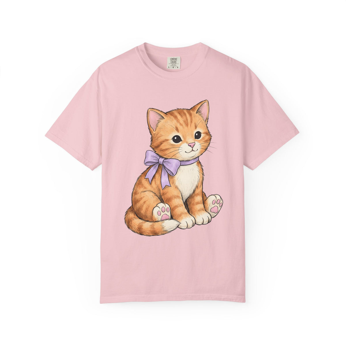Ginger Cat Shirt Cat Animal Unisex Gift Kawaii Tee Kitten T-Shirt Cat Fan Feline