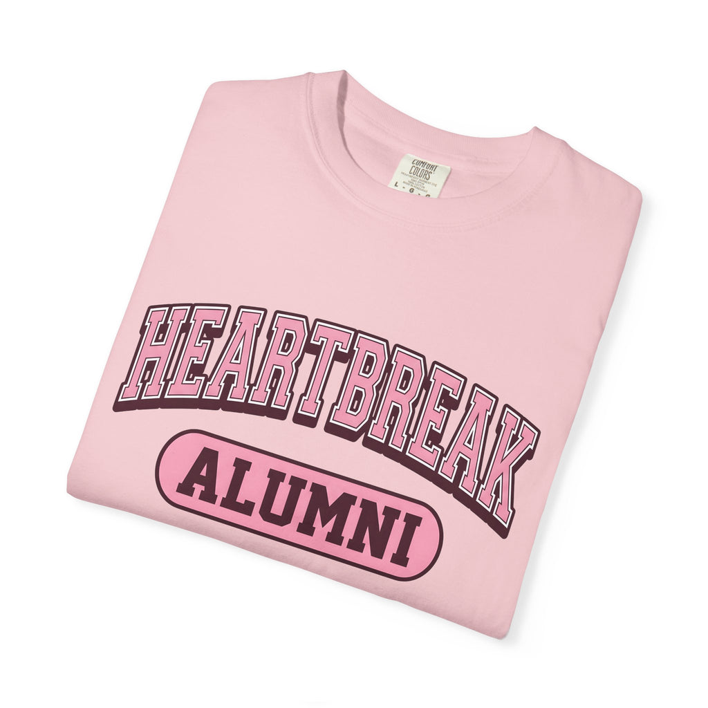 Varsity Text Design Shirt St. Valentine's Day Divorce Gift Women Thick Tee Typography T-Shirt Valentine Fan Bold Tshirt Separation Graphic