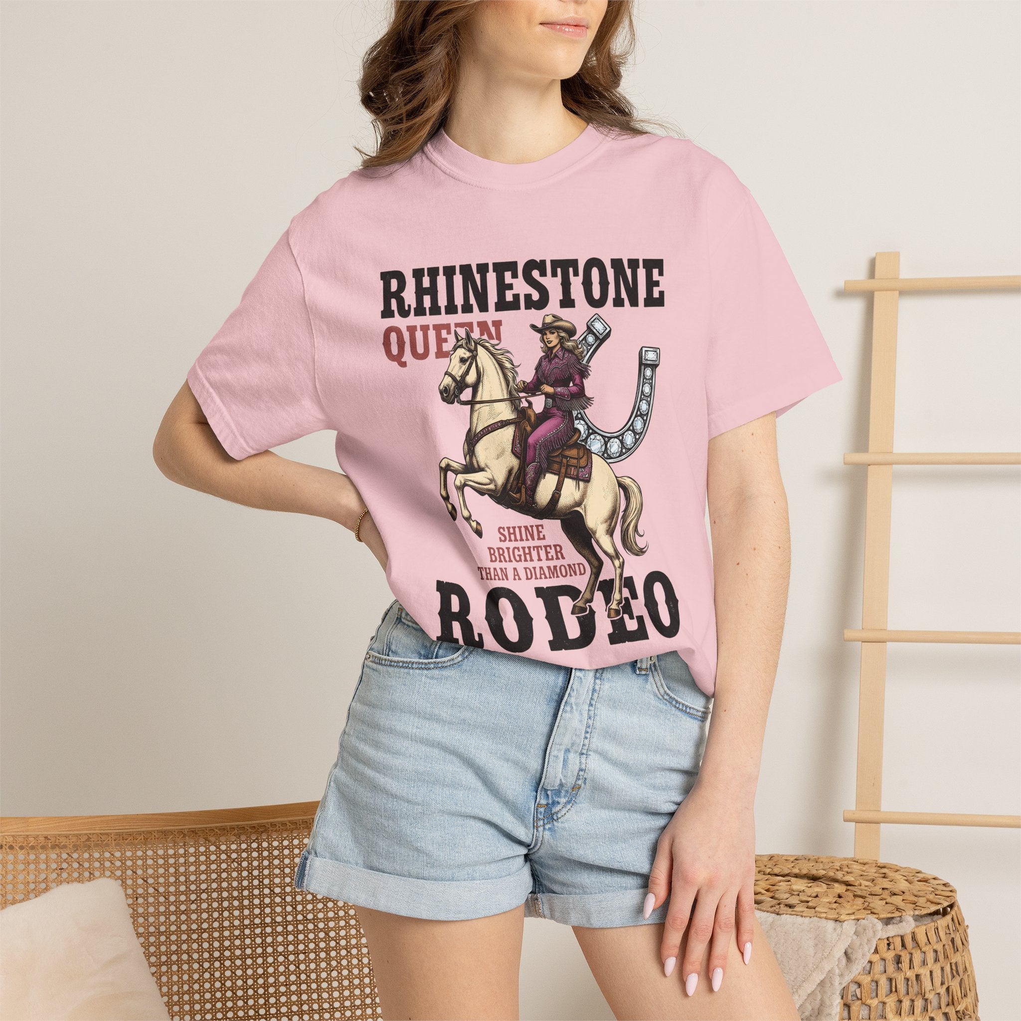 Cowgirl Pony Horse Shirt Cowgirl Livestock Gift Women Traditional Western Tee Horse T-Shirt Cowgirl Fan Western Tshirt Livestock Graphic