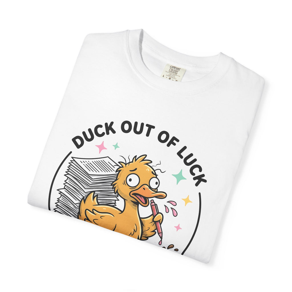 Anxious Duck Shirt Teachers Pupil Gift Women Comic Tee Duckling T-Shirt Educator Enthusiast Cartoon Tshirt Student Graphic Vintage Mug