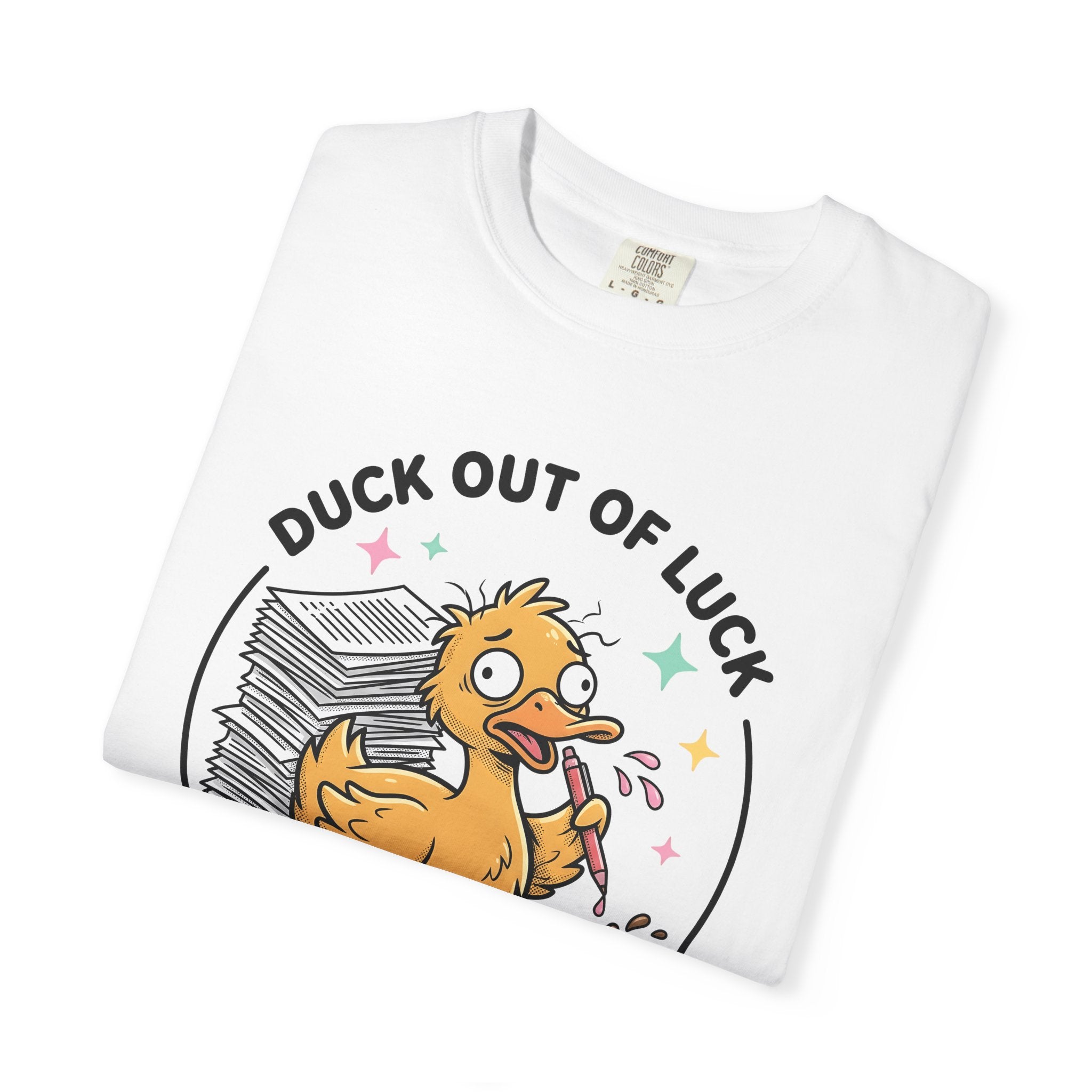 Anxious Duck Shirt Teachers Pupil Gift Women Comic Tee Duckling T-Shirt Educator Enthusiast Cartoon Tshirt Student Graphic Vintage Mug