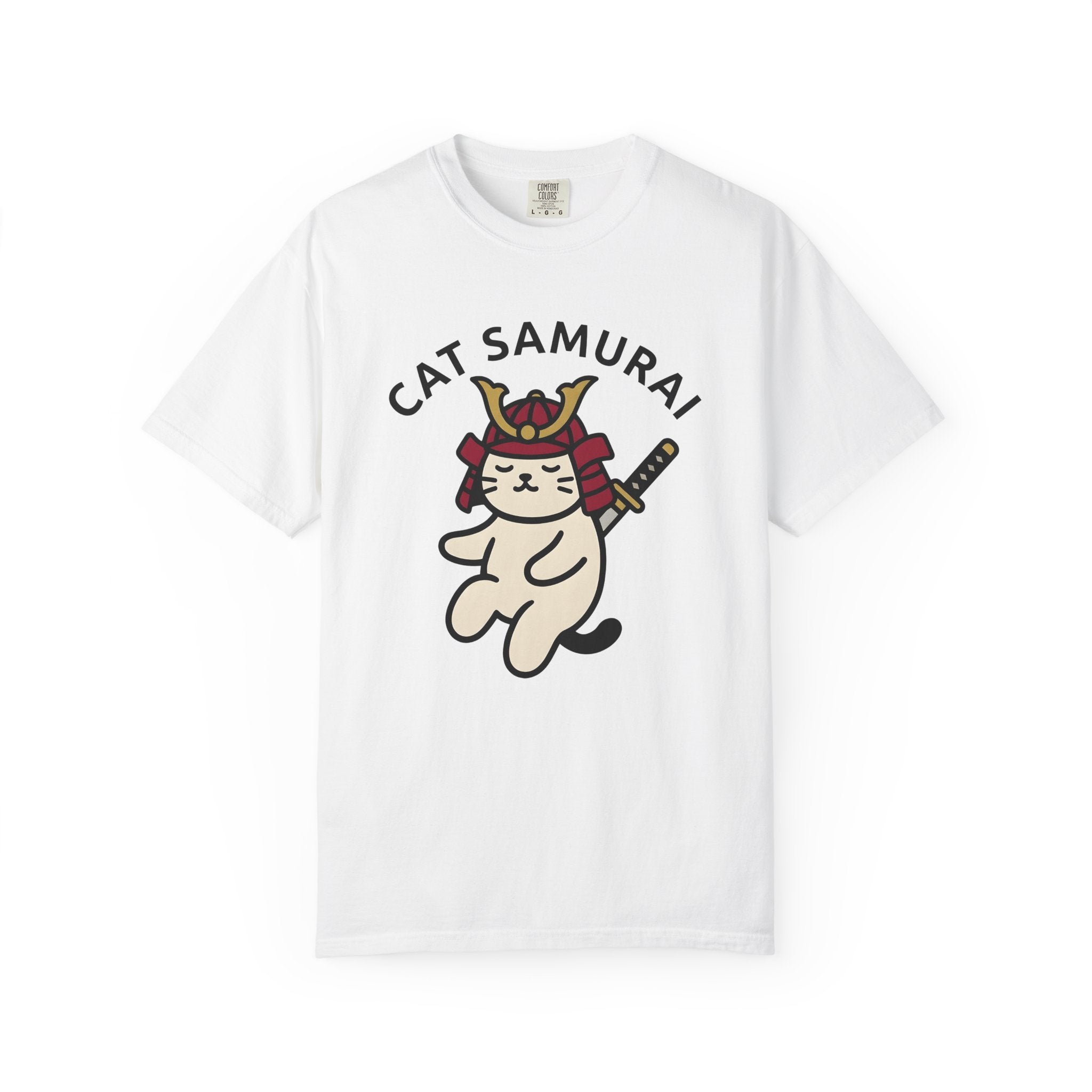 Ninja Cat Shirt Cat Pet Gift Women Cute Tee Kitty T-Shirt Cat Fan Kawaii Tshirt Animal Graphic Comic Blade Tshirt