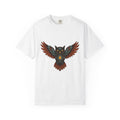 Owl Illustration Shirt Boho Chic Wildlife Gift Women Tribal Tee Hoot Owl T-Shirt Bohemian Fan Ethnic Tshirt Animal Graphic Zen Crystal