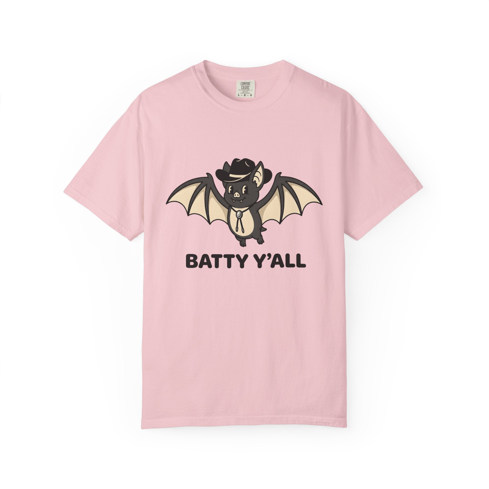 Bat Cowboy Shirt Halloween Rustic Gift Women Lovable Tee Vampire T-Shirt Horror Fan Cute Tshirt Country Graphic Comic Western Hat Tshirt