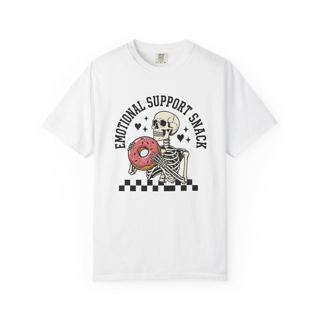 Skeleton Doughnut Shirt Moms Fun Gift Women Striking Pattern Tee Donut T-Shirt Mother Fan Graphic Design Timeless Heart Symbols Tshirt