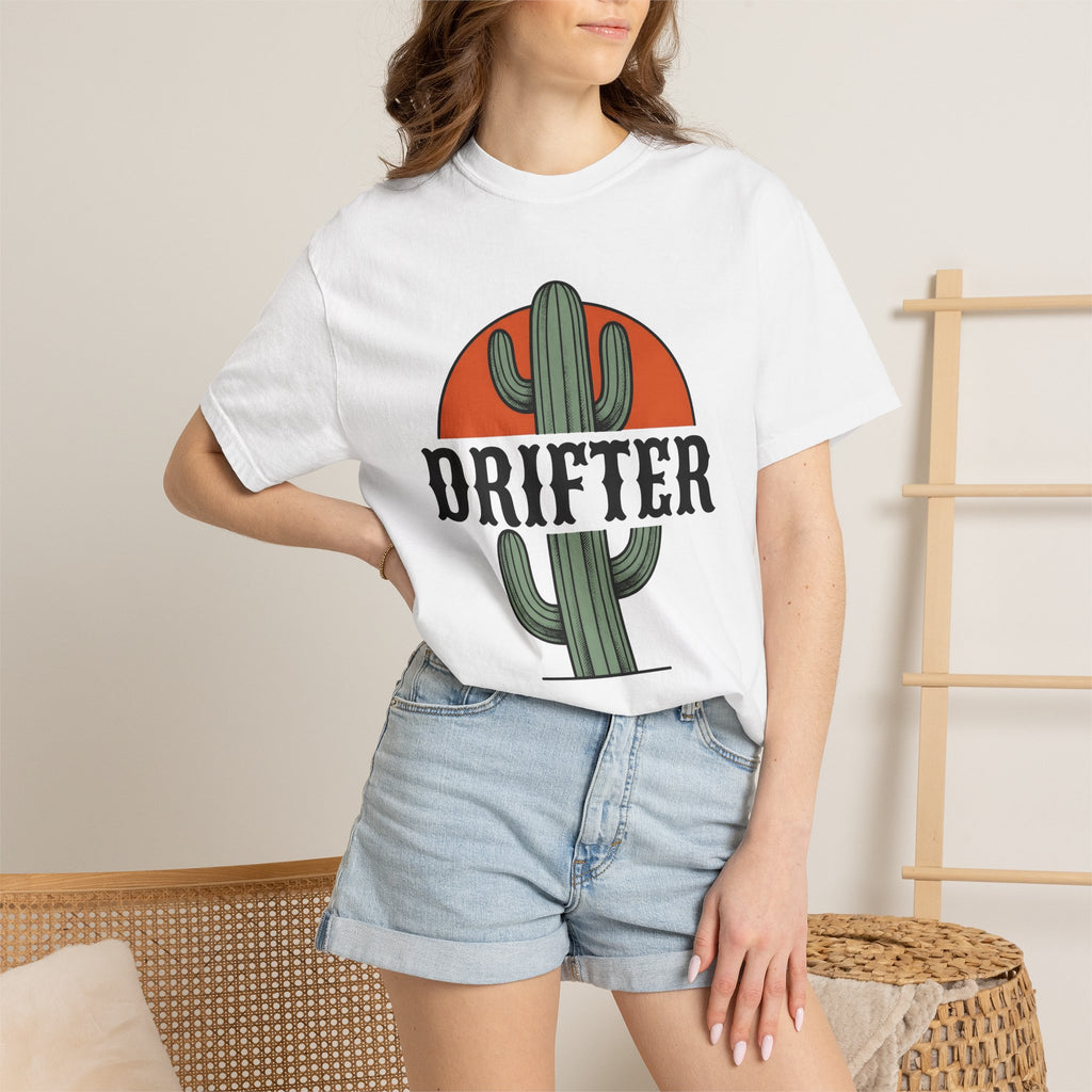 Succulent Sunset Shirt Cowgirl Sand Gift Women Cowboy Tee Desert T-Shirt Rodeo Fan Western Tshirt Dune Graphic Retro Thick Lettering Tshirt
