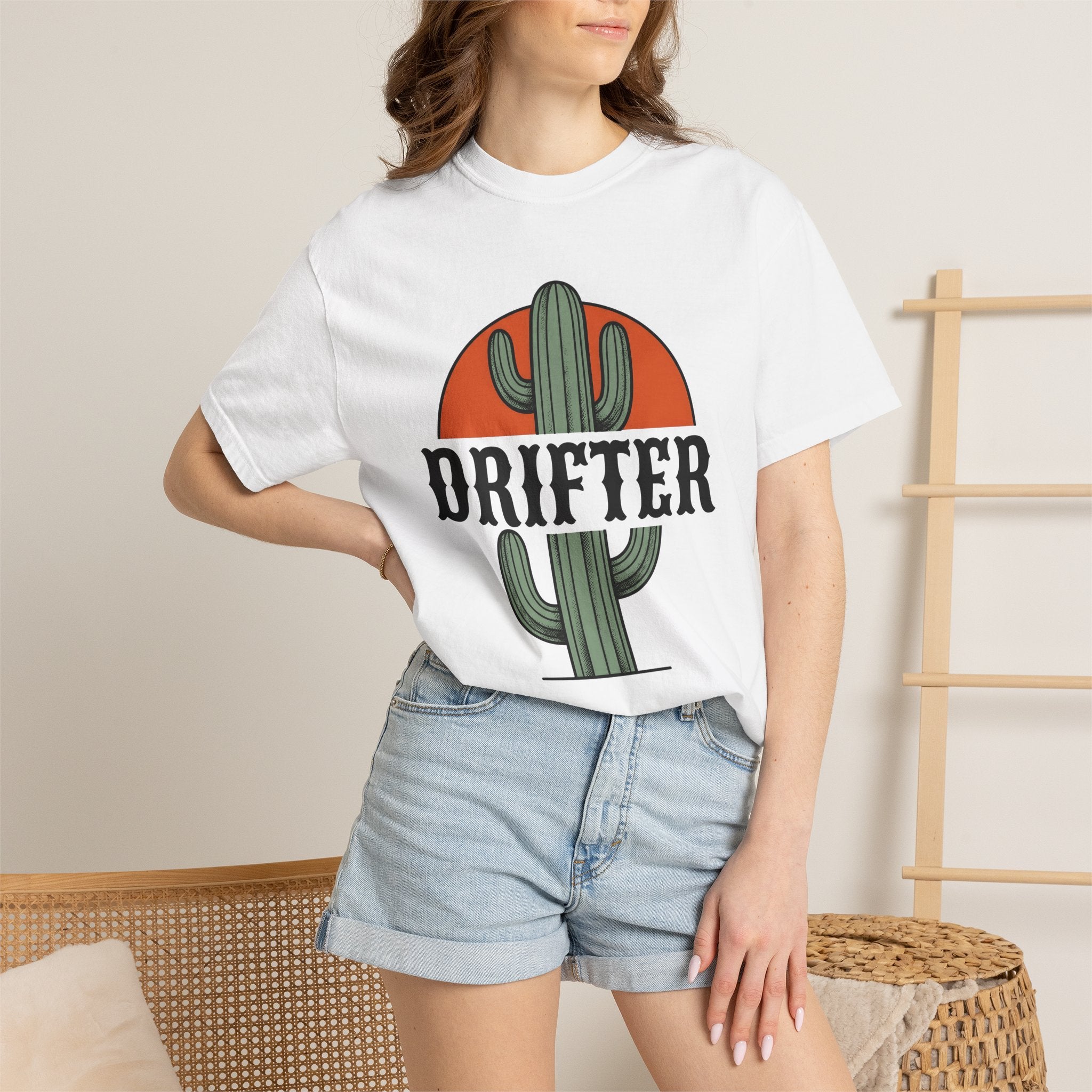 Succulent Sunset Shirt Cowgirl Sand Gift Women Cowboy Tee Desert T-Shirt Rodeo Fan Western Tshirt Dune Graphic Retro Thick Lettering Tshirt