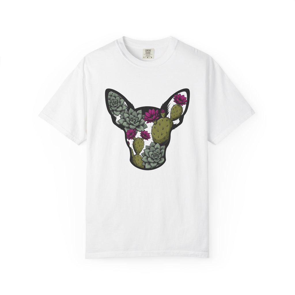 Puppy Flower Crown Shirt Dog Bloom Gift Women Vintage Tee Puppy Crown T-Shirt Dog Fan Puppy Art Tshirt Floral Graphic Doodle Aloe Tshirt