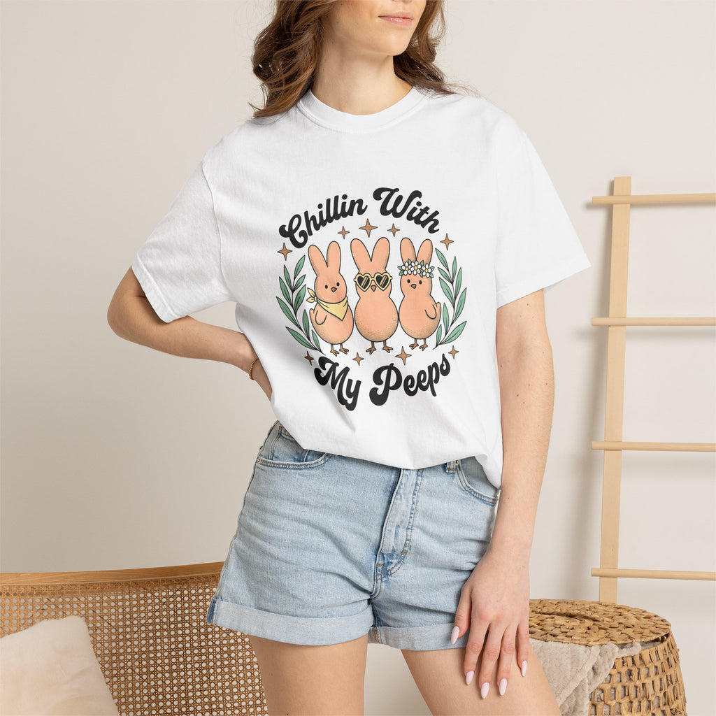 Rabbit Crew Shirt Easter Buddies Gift Women Kawaii Tee Bunny T-Shirt Easter Fan Cute Tshirt Friends Graphic Vintage Twinkles Tshirt