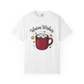 Chocolate Drink Mug Shirt Christmas Frost Gift Women Doodle Tee Cocoa T-Shirt Christmas Fan Hot Cocoa Tshirt Frosty Graphic Minimalist Shine