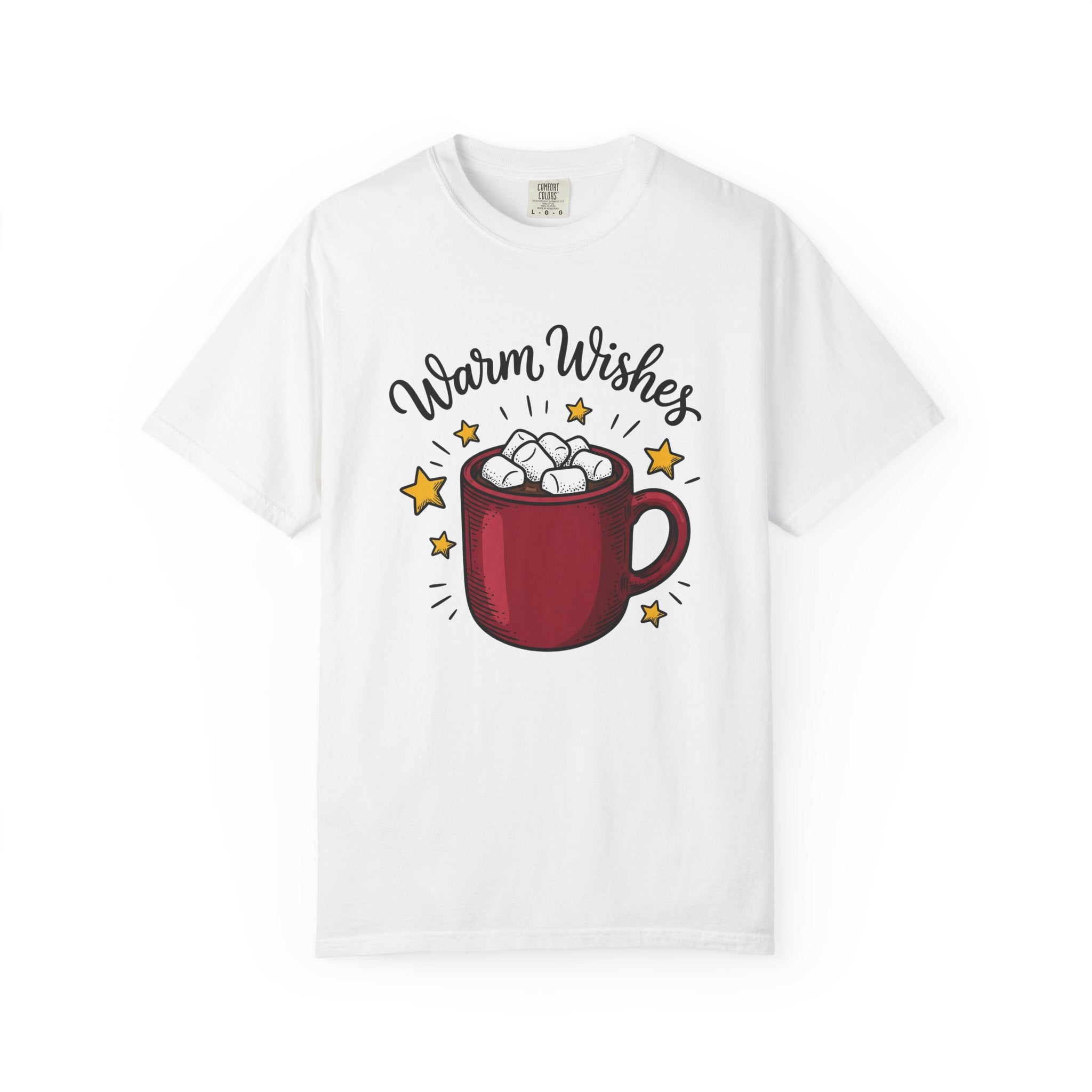 Chocolate Drink Mug Shirt Christmas Frost Gift Women Doodle Tee Cocoa T-Shirt Christmas Fan Hot Cocoa Tshirt Frosty Graphic Minimalist Shine
