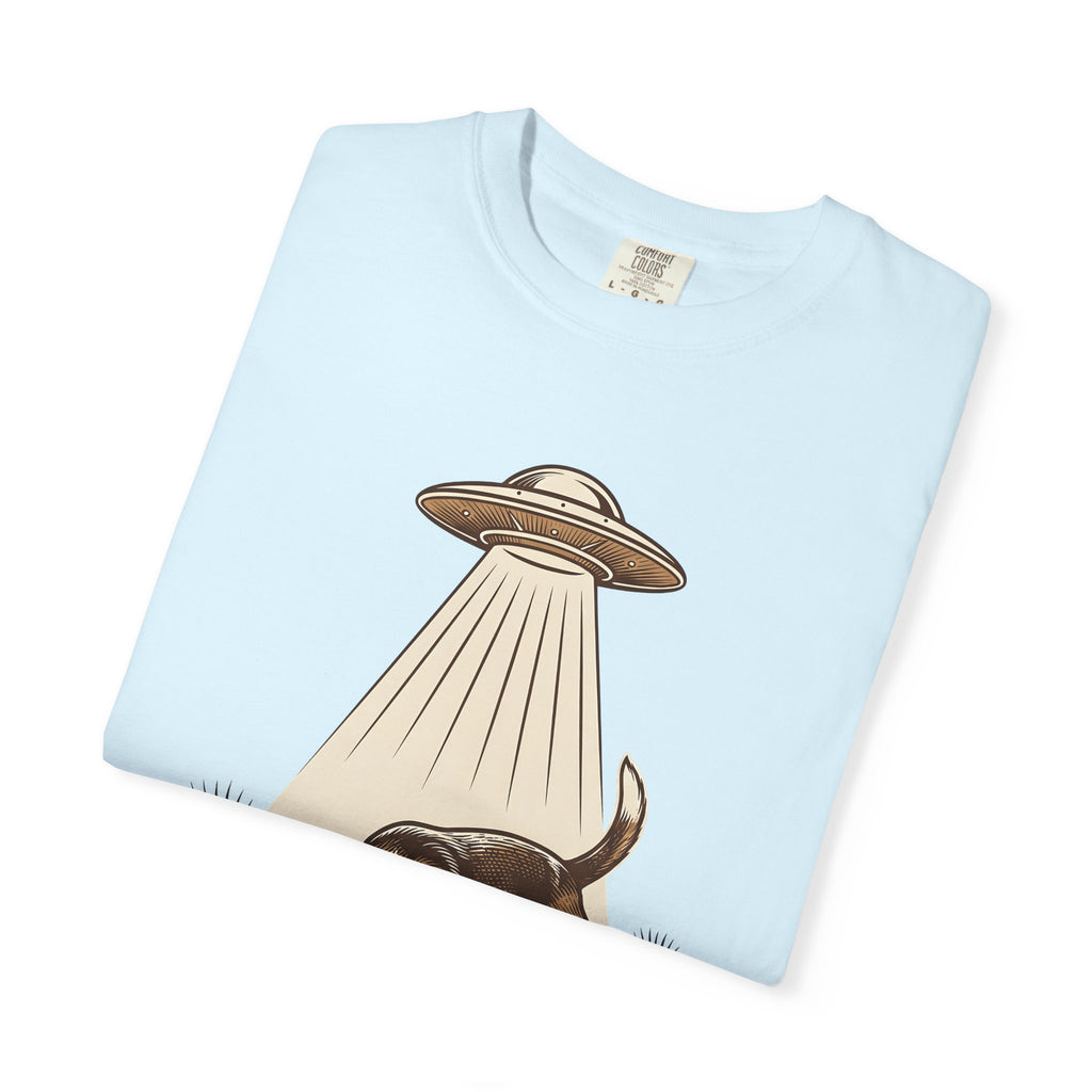 Beagle Puppy Shirt Dog Sci-Fi Gift Women Retro Tee Puppy T-Shirt Dog Fan Hound Tshirt Space Graphic Antique Ufo Tshirt