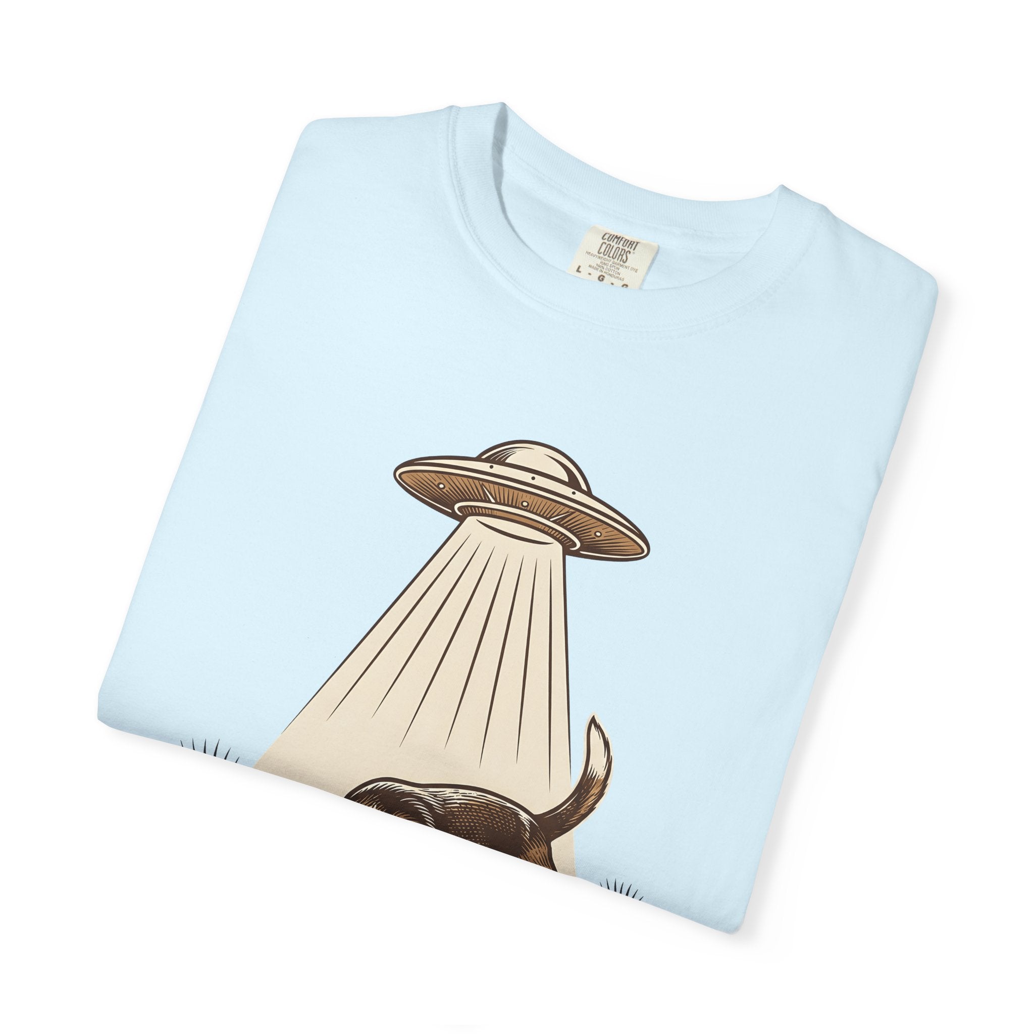 Beagle Puppy Shirt Dog Sci-Fi Gift Women Retro Tee Puppy T-Shirt Dog Fan Hound Tshirt Space Graphic Antique Ufo Tshirt