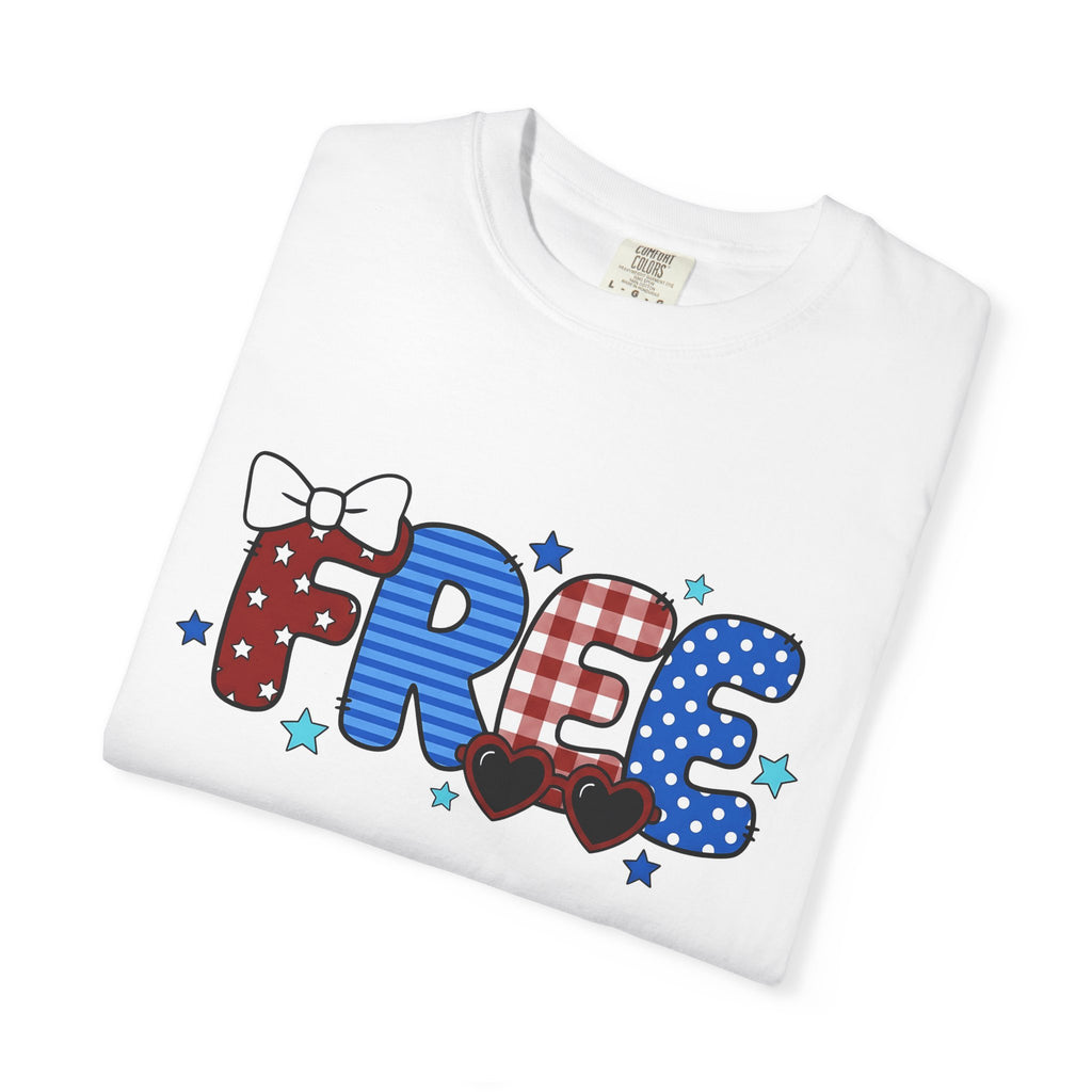 Usa Celebration Text Shirt America/4th Of July Beach Gift Women Cartoon Tee Patriotic T-Shirt Independence Day Fan Comic Tshirt Coastal
