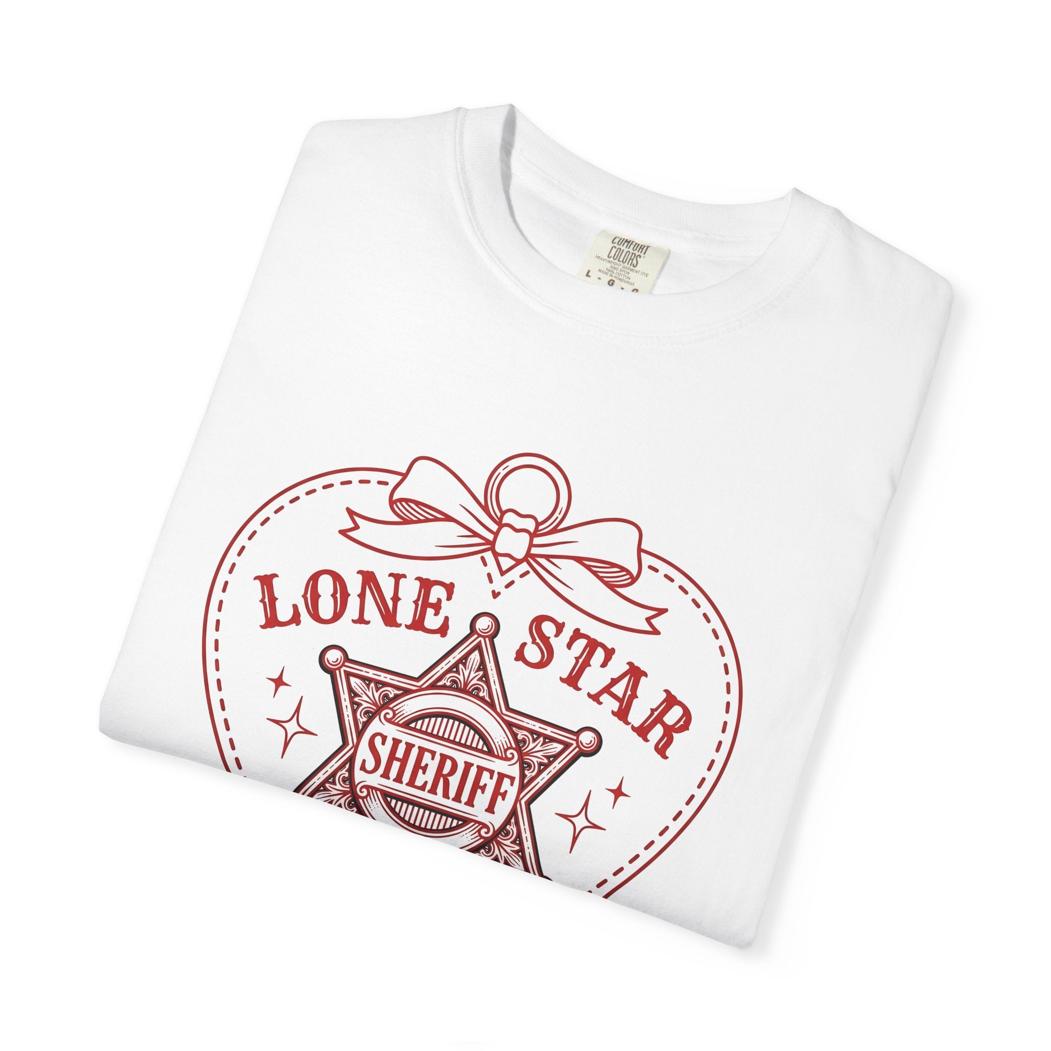 Marshal Emblem Shirt Cowgirl Western Gift Women Folk Tee Badge T-Shirt Rodeo Fan Cowboy Graphic Illustration Sketch Valentine Tshirt