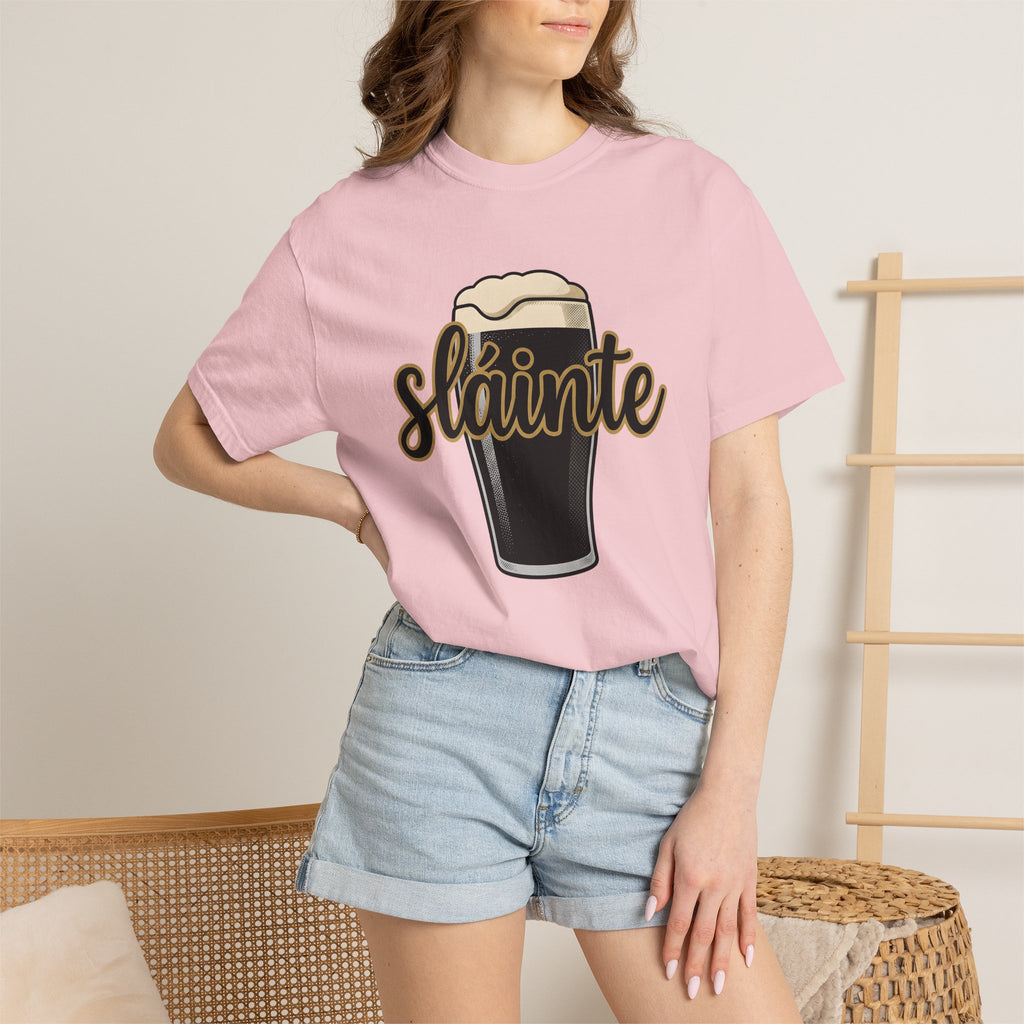 Beer Glass Shirt St Patrick's Day Celtic Gift Women Graphic Tee Pint Glass T-Shirt Irish Fan Typography Tshirt Celtic Design Illustration